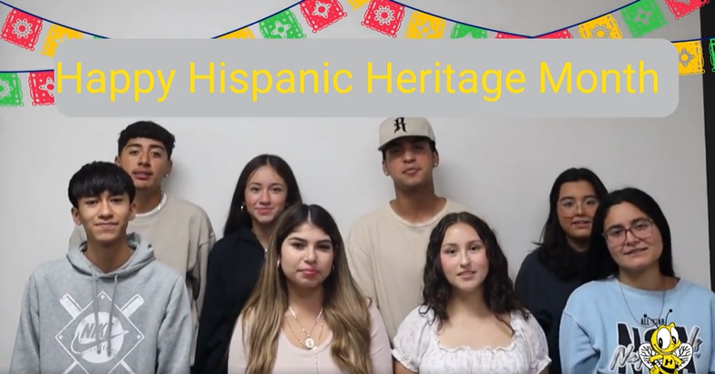 Student Group Photo for Hispanic Heritage Month