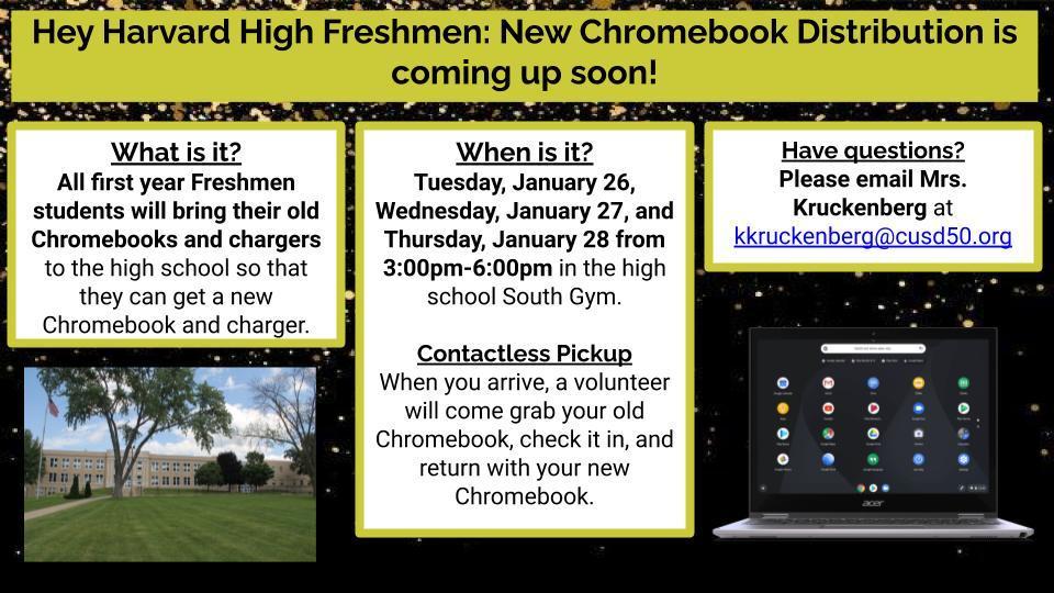 Freshman Chromebook Distribution