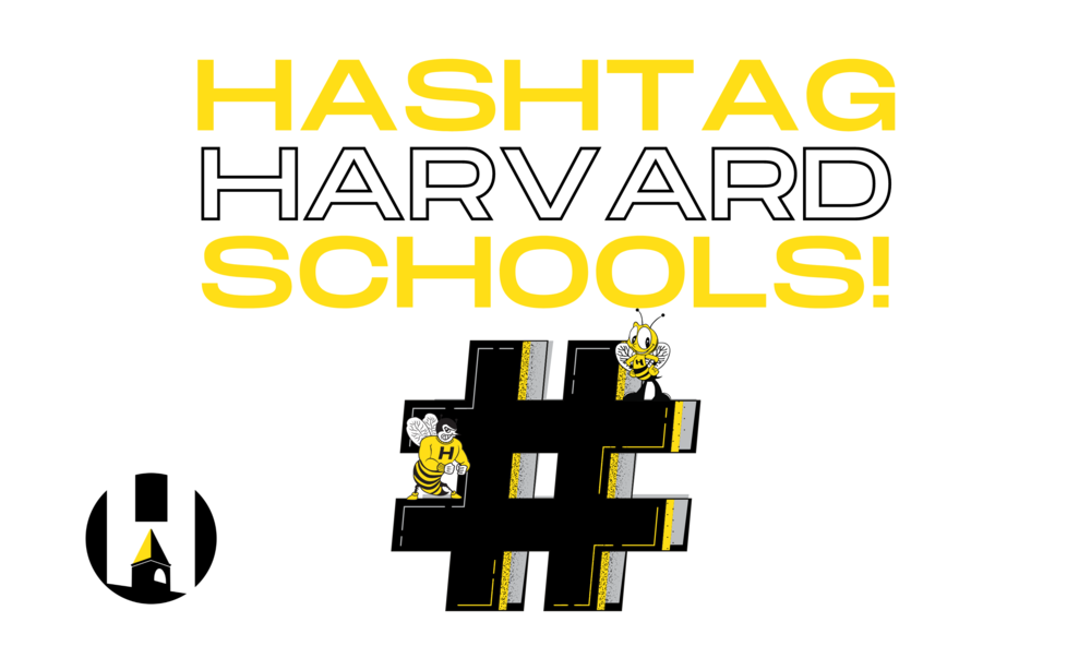 hashtag Harvard Schools Graphic