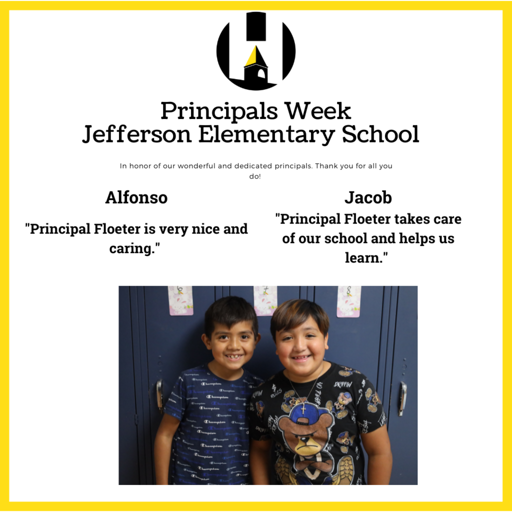 Jefferson Principal Week