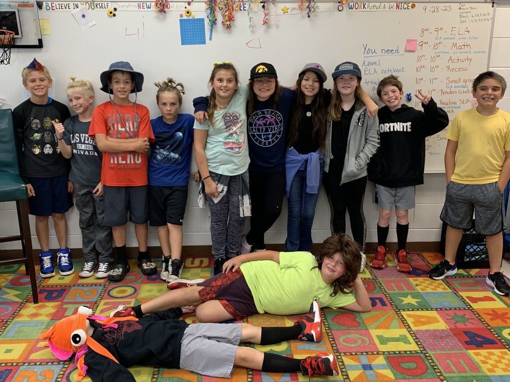 kooky hat and hair day!